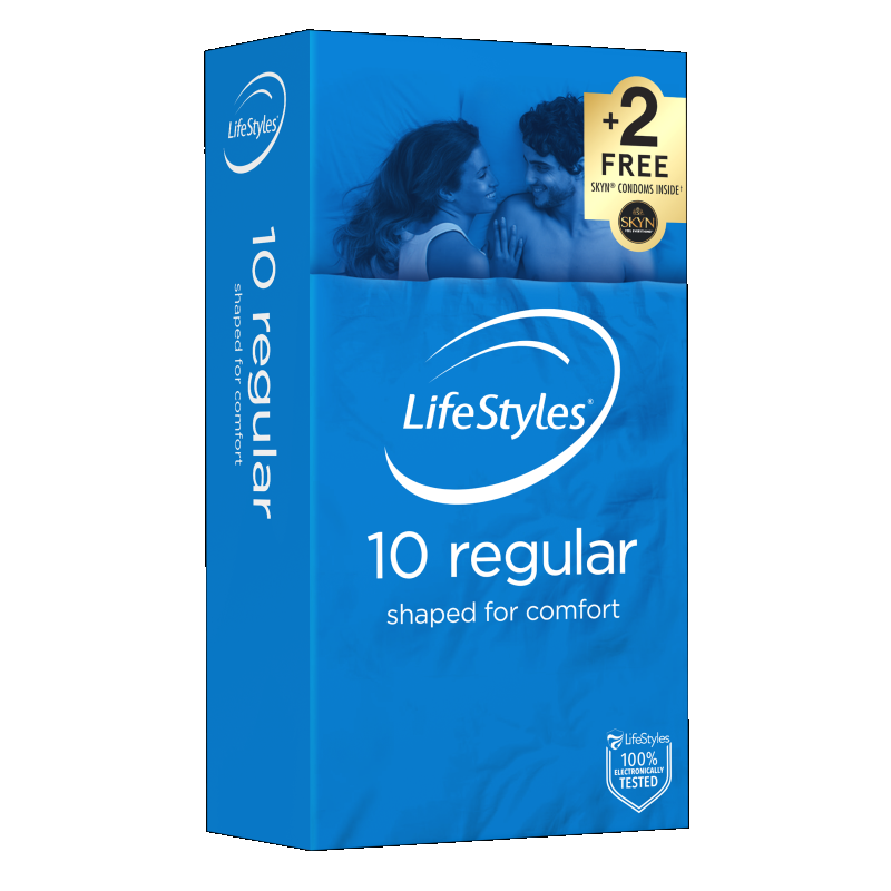 Lifestyles Regular Condoms 10 - Hush Store Sydney 