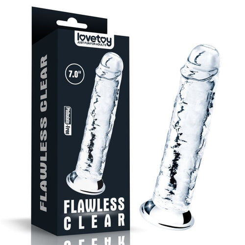 Clear Dildo 7in - Hush Store Sydney 