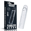 Clear Penis Extender Sleeve Plus 1in - Hush Store Sydney 