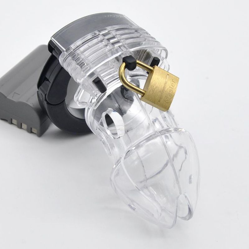Brutus Alpha Chastity Cage Clear