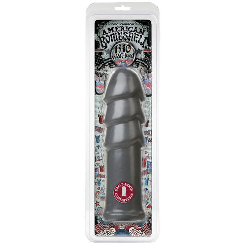 B-10 Warhead 10in Anal Dildo Gun Metal - Hush Store Sydney 