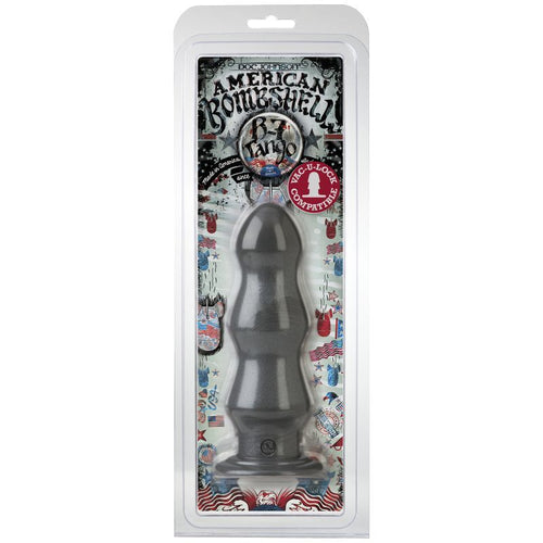 B-7 Tango 7in Anal Dildo Gun Metal - Hush Store Sydney 
