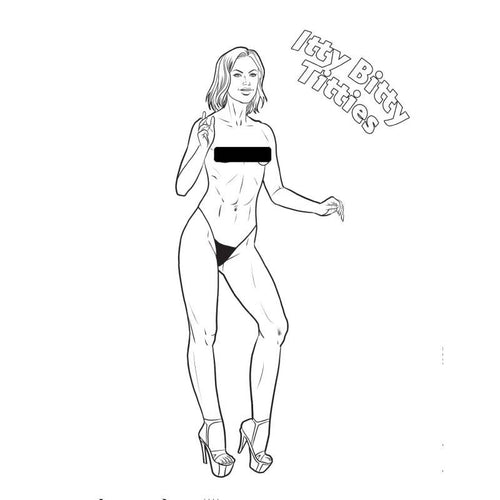 Boobs Boobs Boobs Colouring Book - Hush Store Sydney 