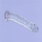 Crystal Dildo Straight 9in Clear