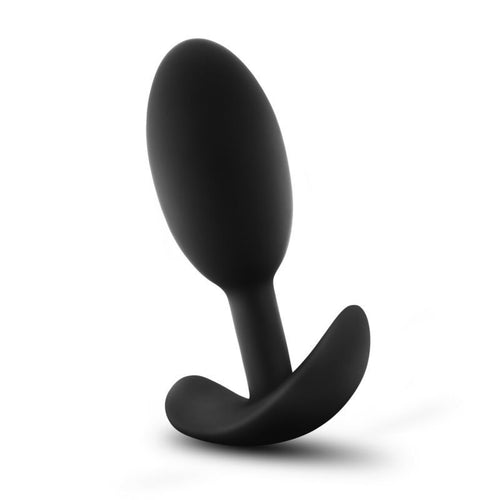 Anal Adventures Platinum Silicone Vibra Slim Plug Medium - Hush Store Sydney 