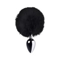 Silver Metal Anal Plug Small w Black Tail - Hush Store Sydney 