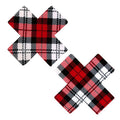 School Girl Plaid X Factor Pasties - Hush Store Sydney 
