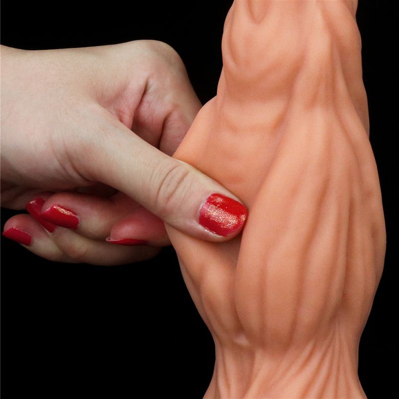 Nature Cock 9.5in Dual Layer Huge ALIEN Silicone Dildo - Hush Store Sydney 