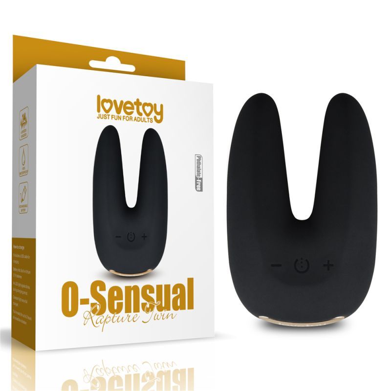 O Sensual Rapture Dual Motor Clit Massager Vibrator - Hush Store Sydney 