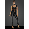 Power Wetlook Overall w Tulle Panel - Hush Store Sydney 