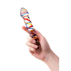 Sexus Glass Dildo Tropicana 19.5cm - Hush Store Sydney 
