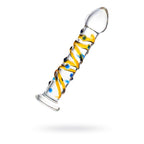 Sexus Glass Dildo Yellow 17.2cm - Hush Store Sydney 