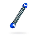 Sexus Glass Dildo Duo Blue 20cm - Hush Store Sydney 