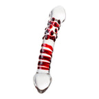 Sexus Glass Dildo Red Delight 19cm - Hush Store Sydney 