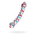 Sexus Glass Dildo Curved Blue/Red 20 cm - Hush Store Sydney 