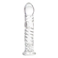 Sexus Glass Dildo Clear 16cm - Hush Store Sydney 