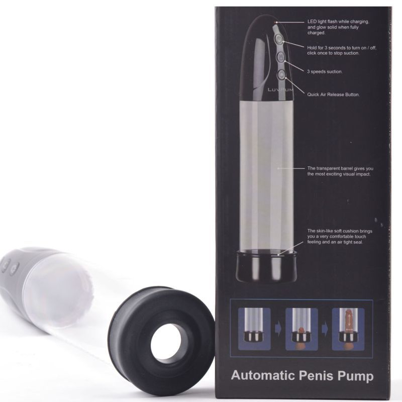 Premium Rechargeable Suction Penis Pump with Sleeve and Donut
