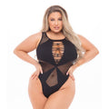 Duchess High Neck Bodysuit Black - Hush Store Sydney 