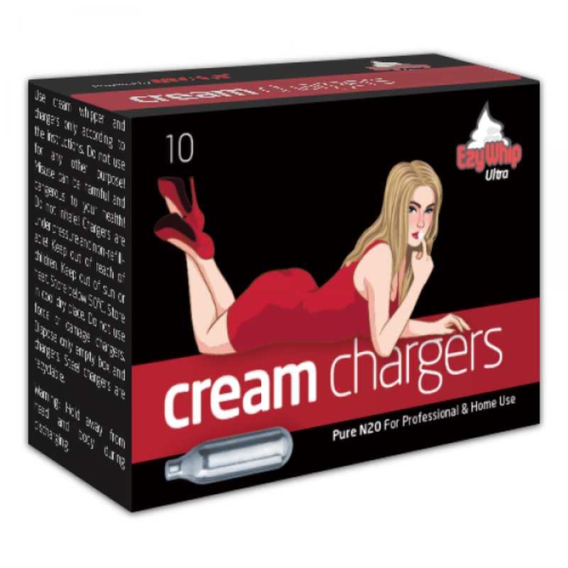 Ezywhip Ultra Cream 8g N2O Chargers 10 Pc - Hush Store Sydney 