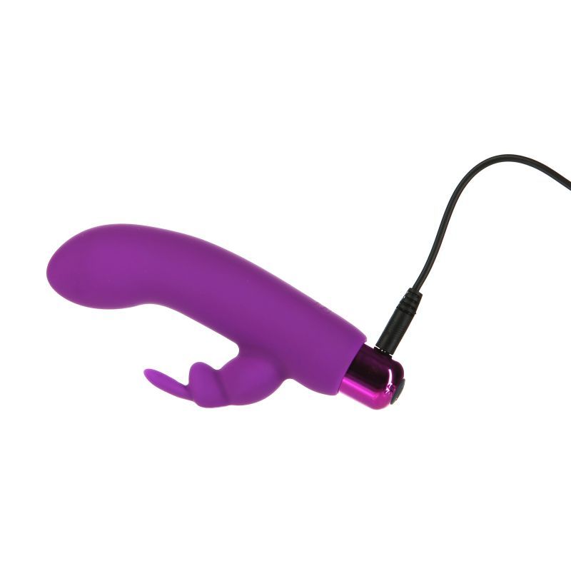Alices Bunny Rechargeable Bullet w Rabbit Sleeve Purple - Hush Store Sydney 