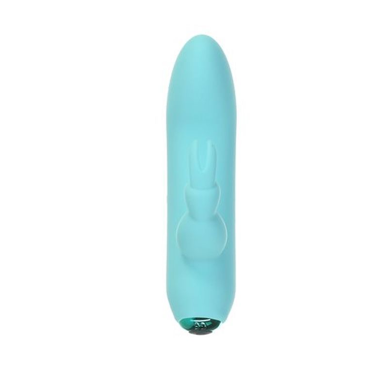 Alices Bunny Rechargeable Bullet w Rabbit Sleeve Teal - Hush Store Sydney 