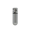 Power Bullet First Class 6cm Rechargeable w Crystal Silver - Hush Store Sydney 