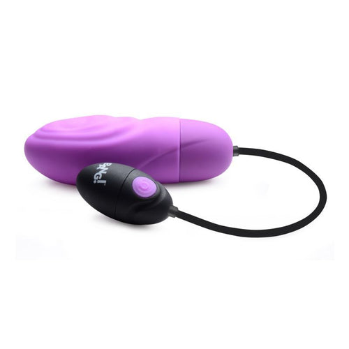 7X Pulsing Rechargeable Bullet Purple - Hush Store Sydney 
