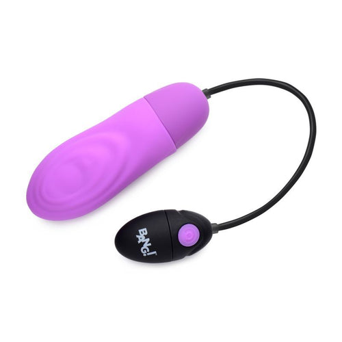 7X Pulsing Rechargeable Bullet Purple - Hush Store Sydney 