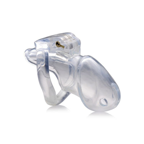 Clear Captor Chastity Cage Medium - Hush Store Sydney 
