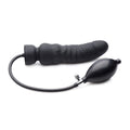Dick Spand Inflatable Silicone Dildo Black - Hush Store Sydney 