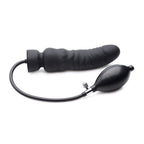 Dick Spand Inflatable Silicone Dildo Black - Hush Store Sydney 