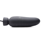 Dick Spand Inflatable Silicone Dildo Black - Hush Store Sydney 