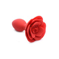 Booty Bloom Silicone Rose Plug Large Red - Hush Store Sydney 