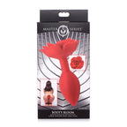 Booty Bloom Silicone Rose Plug Large Red - Hush Store Sydney 