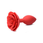 Booty Bloom Silicone Rose Plug Large Red - Hush Store Sydney 