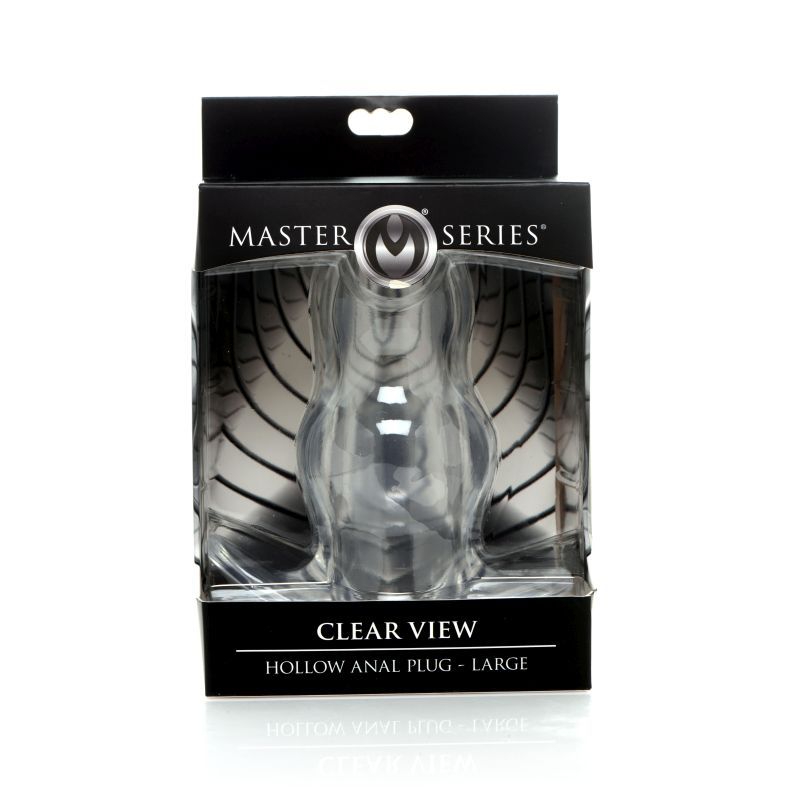 Clear View Hollow Anal Plug Large - Hush Store Sydney 