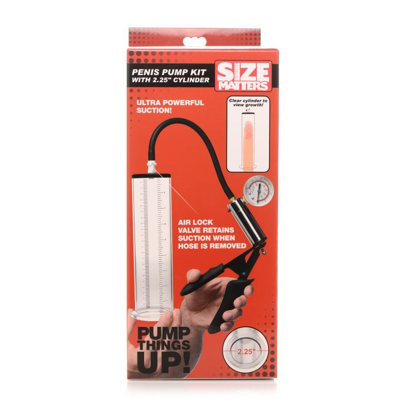 Penis Pump Kit with 2.25" Cylinder - Hush Store Sydney 
