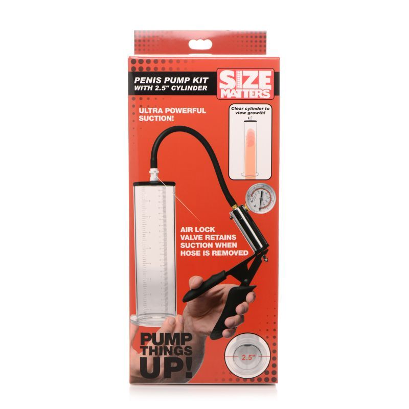 Penis Pump Kit with 2.5" Cylinder - Hush Store Sydney 