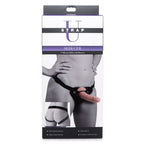 Seducer 7" Silicone Dildo w Harness Flesh - Hush Store Sydney 