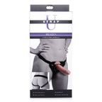 Brazen 8" Silicone Dildo w Harness Flesh - Hush Store Sydney 