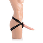 Charmed 7.5in Silicone Dildo w Harness Flesh - Hush Store Sydney 