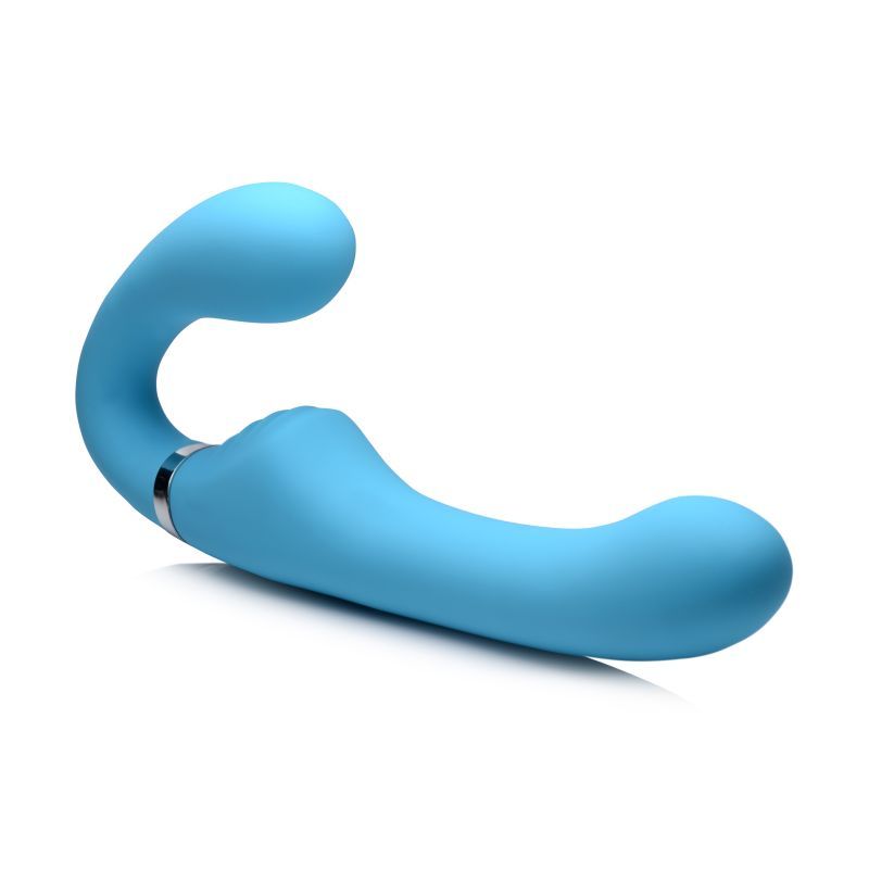 Mighty Rider 10X Strapless Strap-On Blue w Remote