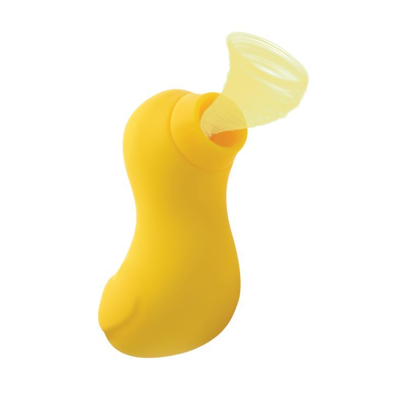 Sucky Ducky Silicone Clitoral Stimulator Yellow - Hush Store Sydney 