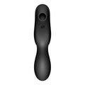 Satisfyer Curvy Trinity 2 Insertable Air Pulse Vibrator Black - Hush Store Sydney 