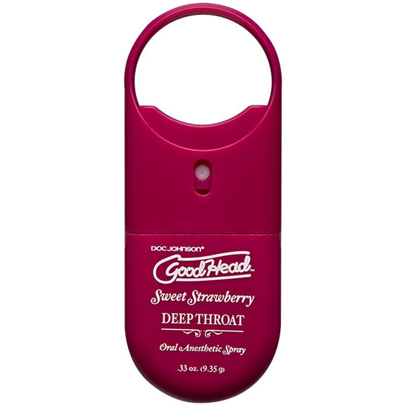 GoodHead To-Go Deep Throat Spray Sweet Strawberry 9ml - Hush Store Sydney 