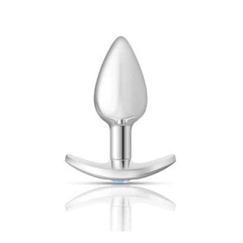 Cheeky Charms Silver Anchor Butt Plug  w Clear and Teal Jewel Kit - Hush Store Sydney 