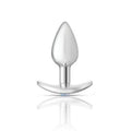 Cheeky Charms Silver Anchor Butt Plug w Clear and Pink Jewel Kit - Hush Store Sydney 