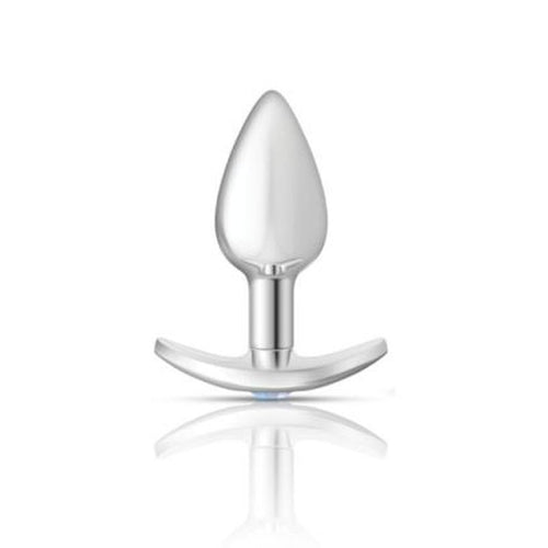 Cheeky Charms Silver Anchor Butt Plug w Clear and Pink Jewel Kit - Hush Store Sydney 