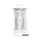 Pillow Talk Fancy Luxurious Glass Anal Plug w Clear Gem - Hush Store Sydney 