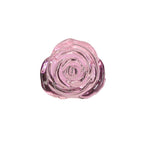 Pillow Talk Rosy Luxurious Glass Anal Plug w Clear Gem - Hush Store Sydney 